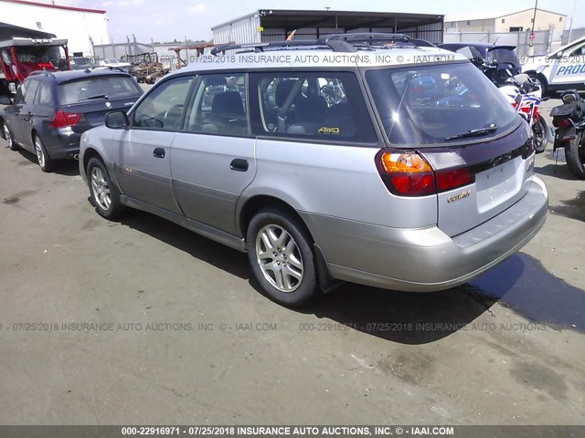 4S3BH675236630321 - 2003 SUBARU LEGACY OUTBACK AWP 银色 照片 3