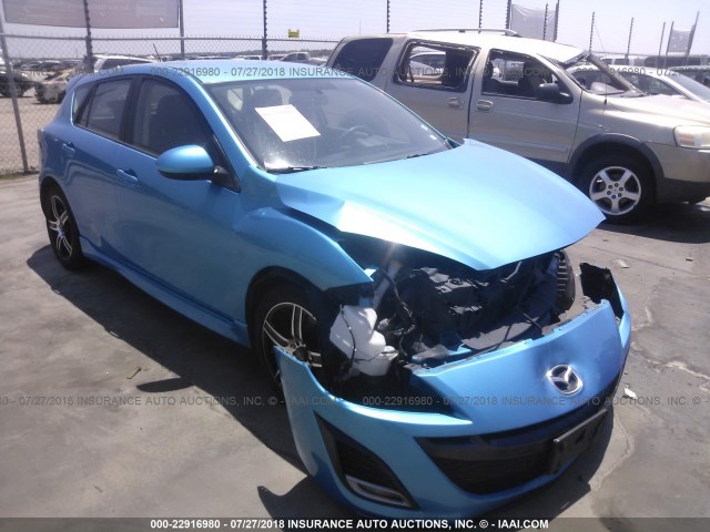 JM1BL1H63A1285903 - 2010 MAZDA 3 S BLUE photo 1