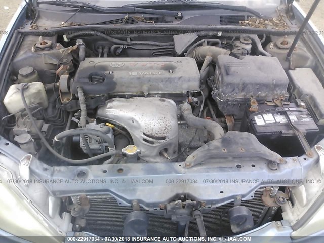 4T1BE32K63U786454 - 2003 TOYOTA CAMRY LE/XLE/SE 蓝色 照片 10