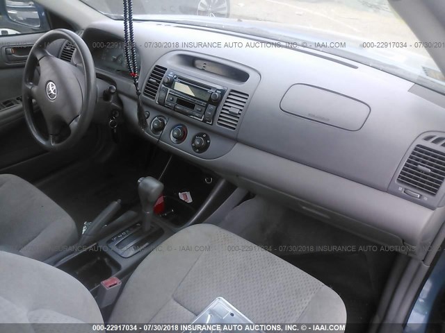 4T1BE32K63U786454 - 2003 TOYOTA CAMRY LE/XLE/SE 蓝色 照片 5