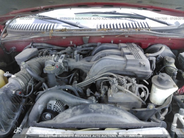1FMZU73E14UB94818 - 2004 FORD EXPLORER XLT/XLT SPORT/NBX 红色 照片 10