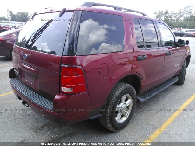 1FMZU73E14UB94818 - 2004 FORD EXPLORER XLT/XLT SPORT/NBX 红色 照片 4