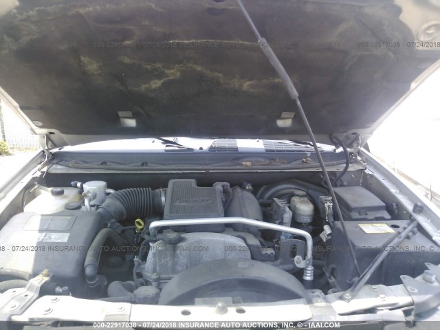 1GNDT13S862172874 - 2006 CHEVROLET TRAILBLAZER LS/LT Gümüş foto 10