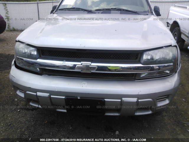 1GNDT13S862172874 - 2006 CHEVROLET TRAILBLAZER LS/LT Gümüş foto 6