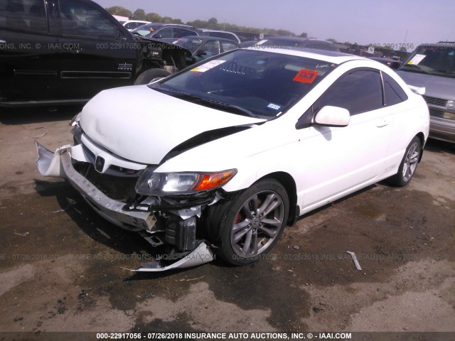 2HGFG215X8H706817 - 2008 HONDA CIVIC SI WHITE photo 2