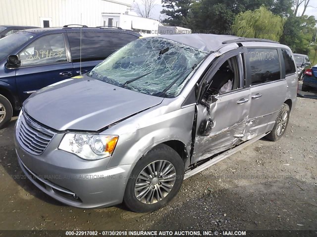 2C4RC1CG0ER108483 - 2014 CHRYSLER TOWN & COUNTRY TOURING L SILVER photo 2