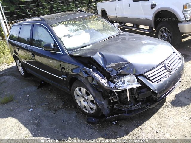 WVWWH63B81E260119 - 2001 VOLKSWAGEN PASSAT GLX GRAY photo 1