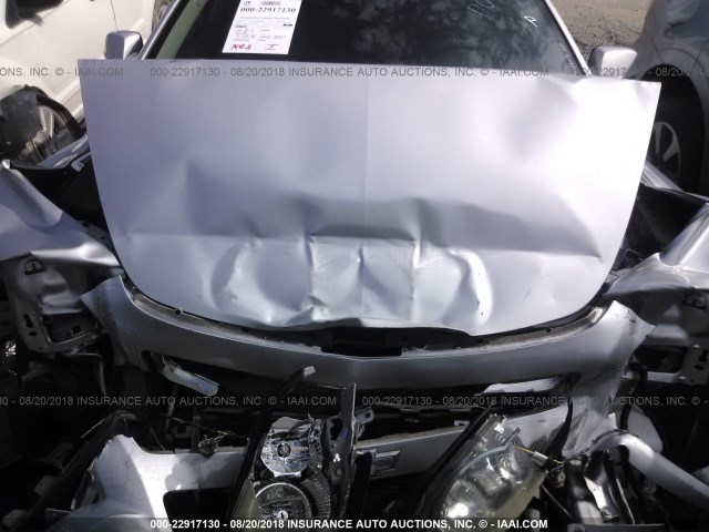 1G1ZC5EB5AF128411 - 2010 CHEVROLET MALIBU 1LT 银色 照片 10