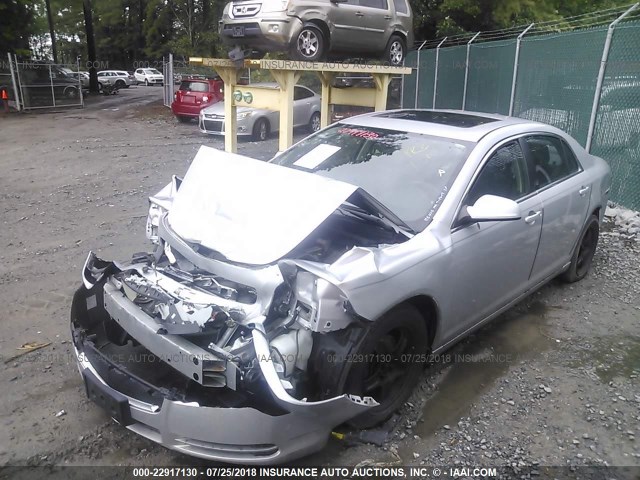 1G1ZC5EB5AF128411 - 2010 CHEVROLET MALIBU 1LT 银色 照片 2