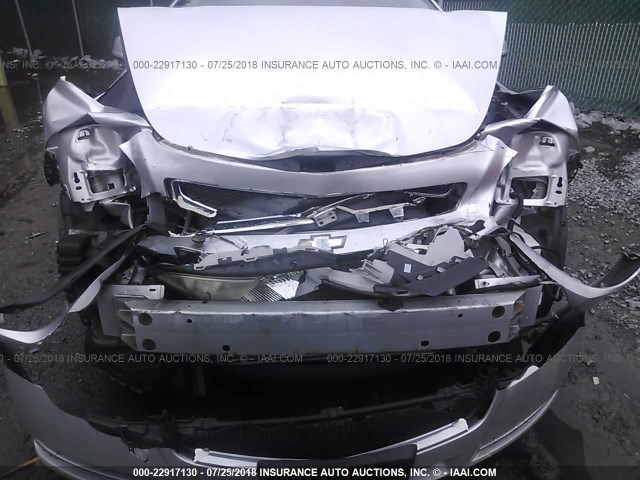 1G1ZC5EB5AF128411 - 2010 CHEVROLET MALIBU 1LT 银色 照片 6