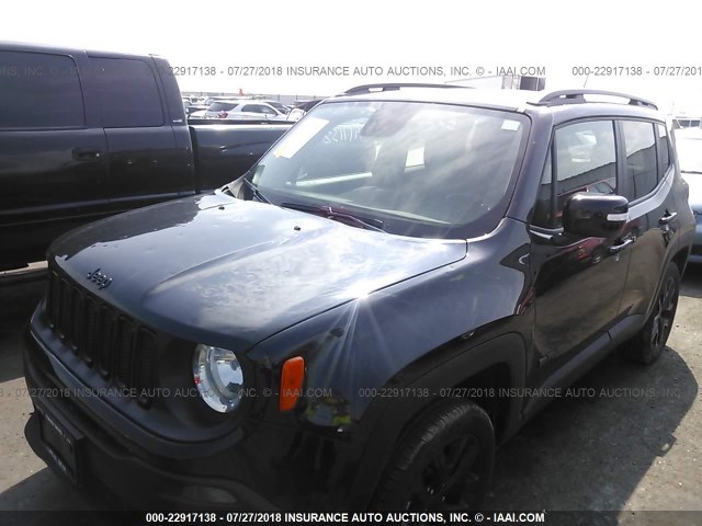 ZACCJBBBXHPF88581 - 2017 JEEP RENEGADE LATITUDE BLACK photo 6