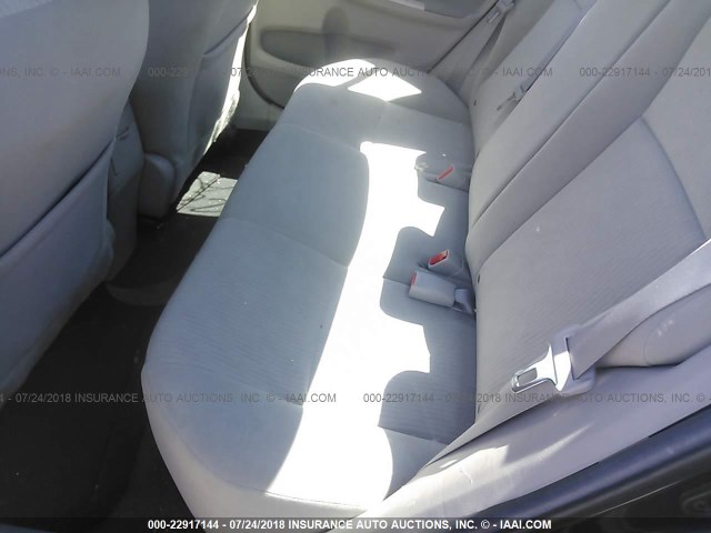 1NXBU4EE0AZ349058 - 2010 TOYOTA COROLLA S/LE/XLE GRAY photo 8