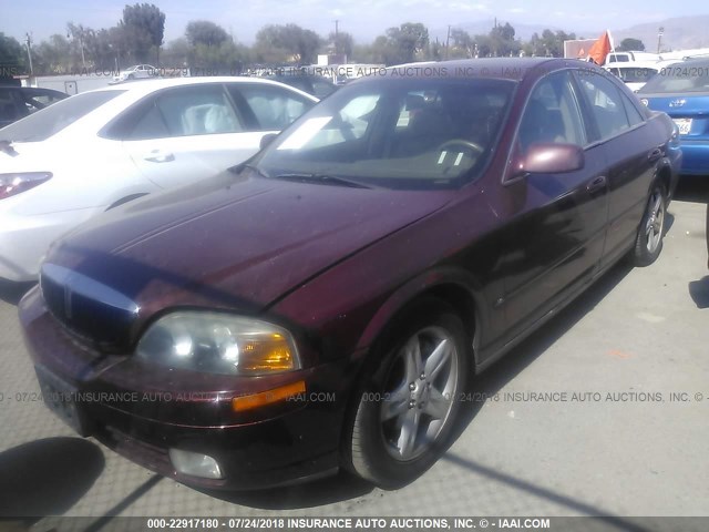 1LNHM87A11Y663760 - 2001 LINCOLN LS 紫色 照片 2