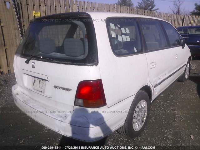 JHMRA186XTC003573 - 1996 HONDA ODYSSEY LX WHITE photo 4