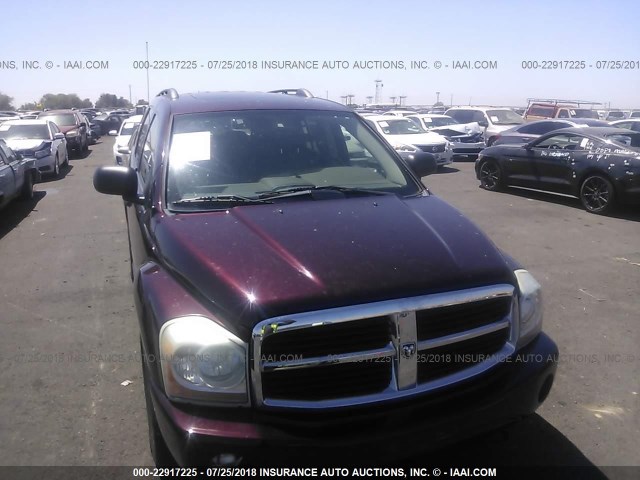 1D8HB58D74F212934 - 2004 DODGE DURANGO LIMITED MAROON photo 6