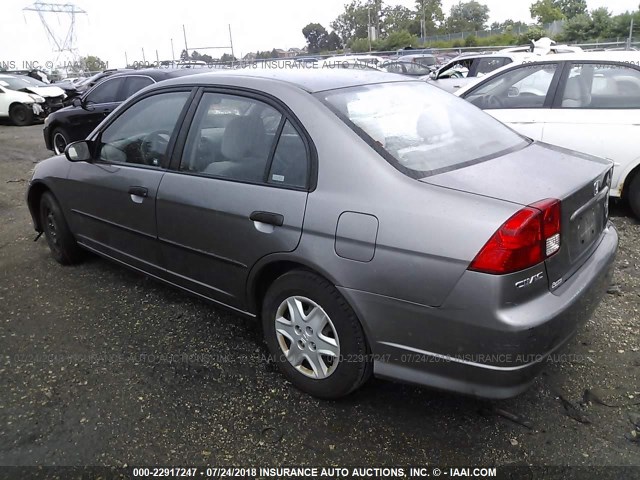 2HGES16395H570946 - 2005 HONDA CIVIC DX VP Boz foto 3