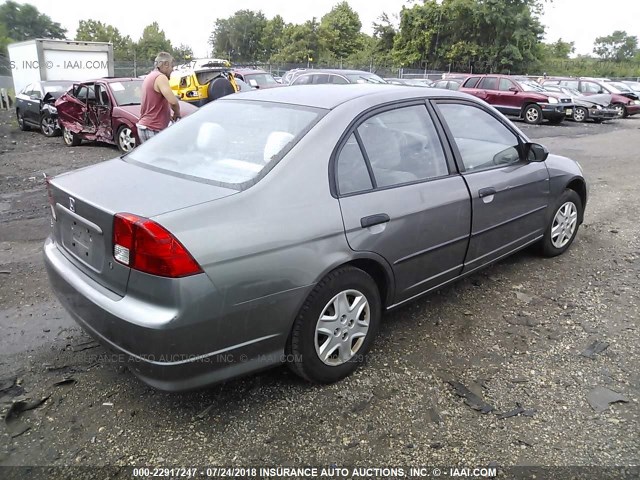 2HGES16395H570946 - 2005 HONDA CIVIC DX VP Boz foto 4