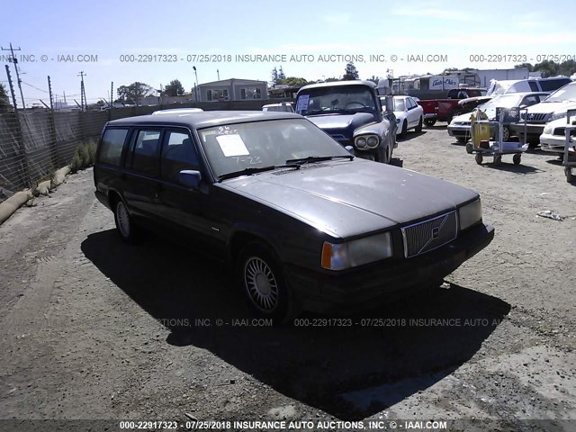 YV1JW8310P1070022 - 1993 VOLVO 940 GRAY photo 1