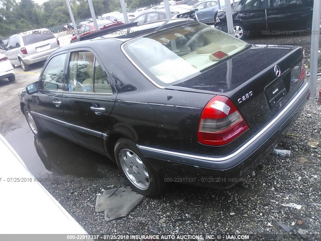 WDBHA28E0SF214061 - 1995 MERCEDES-BENZ C 280 BLACK photo 3