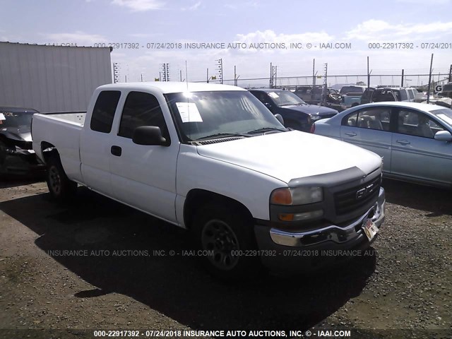 1GTEC19V06Z200527 - 2006 GMC NEW SIERRA C1500 WHITE photo 1