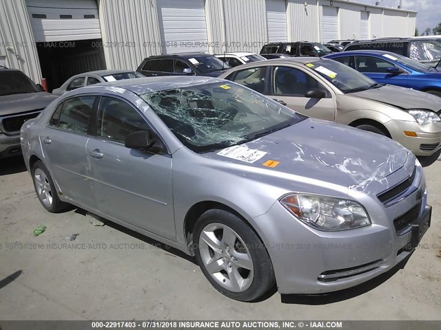 1G1ZG57N894208966 - 2009 CHEVROLET MALIBU LS Gümüş foto 1