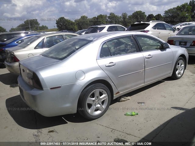 1G1ZG57N894208966 - 2009 CHEVROLET MALIBU LS Gümüş foto 4