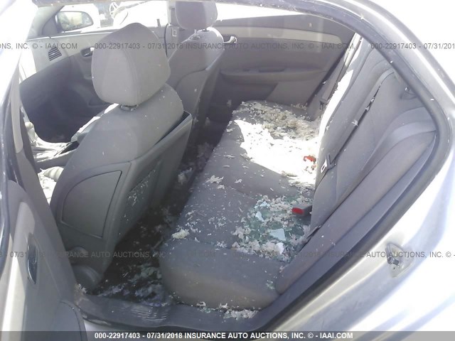 1G1ZG57N894208966 - 2009 CHEVROLET MALIBU LS Gümüş foto 8