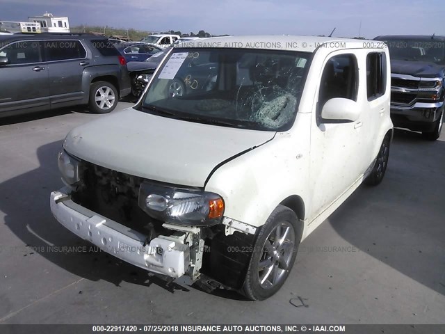 JN8AZ2KR5AT167685 - 2010 NISSAN CUBE S/SL/KROM WHITE photo 6