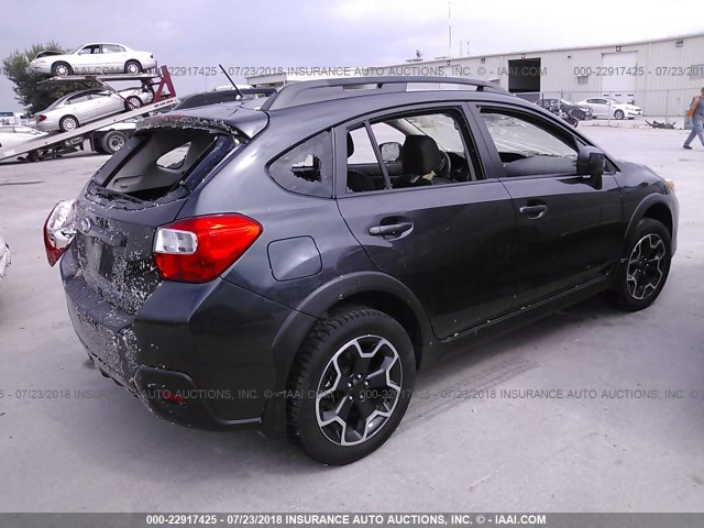 JF2GPAGC8E8225938 - 2014 SUBARU XV CROSSTREK 2.0 LIMITED BLACK photo 4