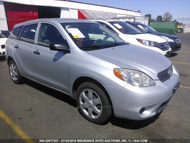 2T1KR32E45C551358 - 2005 TOYOTA COROLLA MATRIX XR SILVER photo 1