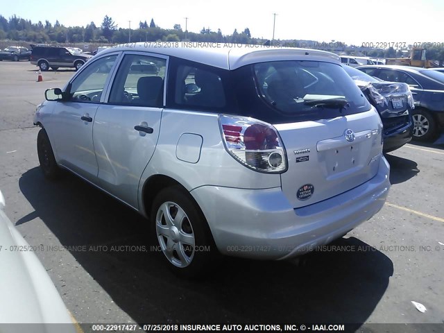 2T1KR32E45C551358 - 2005 TOYOTA COROLLA MATRIX XR SILVER photo 3
