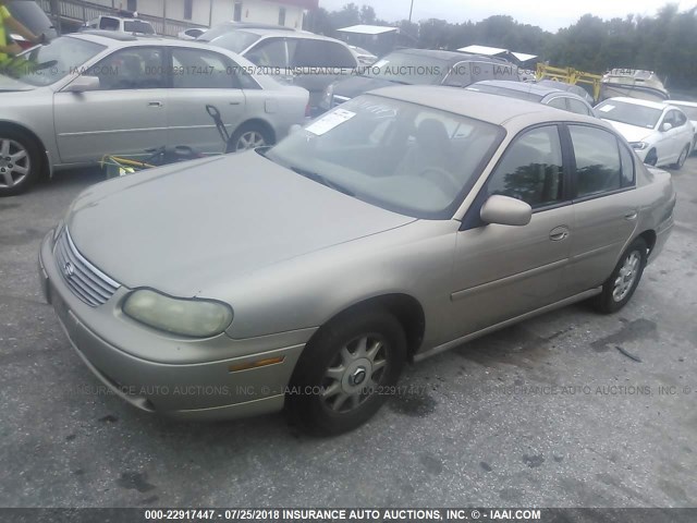 1G1NE52M2VY110022 - 1997 CHEVROLET MALIBU LS GOLD photo 2