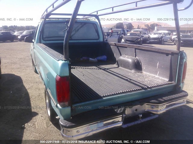 1FTDF15N9SLA35387 - 1995 FORD F150 TEAL photo 3