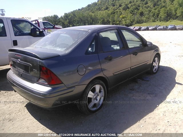 1FAFP38373W316928 - 2003 FORD FOCUS ZTS GRAY photo 4