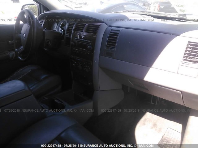 1D8HD48DX5F564704 - 2005 DODGE DURANGO SLT 勃艮第红 照片 5