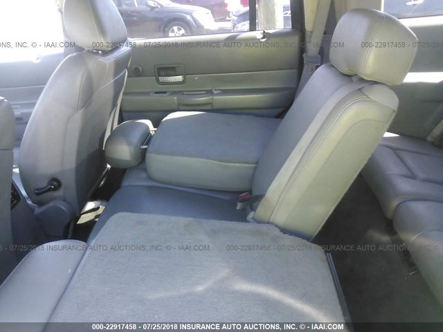 1D8HD48DX5F564704 - 2005 DODGE DURANGO SLT 勃艮第红 照片 8