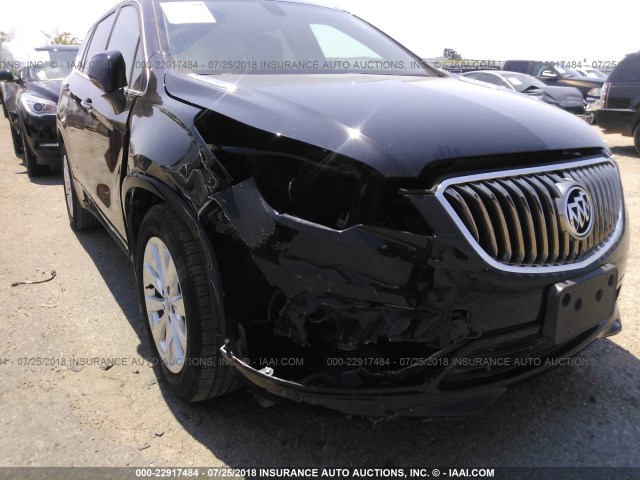 LRBFXBSA5HD161485 - 2017 BUICK ENVISION ESSENCE 黑色 照片 6