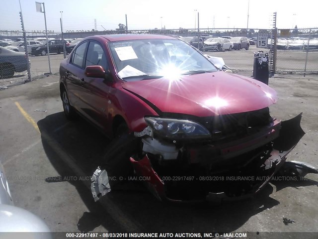 JM1BK124561527494 - 2006 MAZDA 3 S RED photo 1