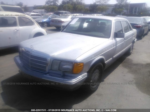 WDBCA39E8LA533852 - 1990 MERCEDES-BENZ 560 SEL SILVER photo 2