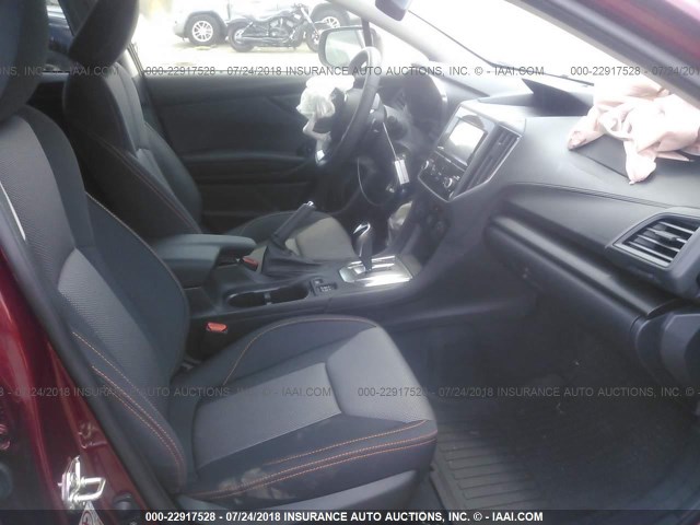 JF2GTADCXJH282992 - 2018 SUBARU CROSSTREK PREMIUM Каштановый фото 5