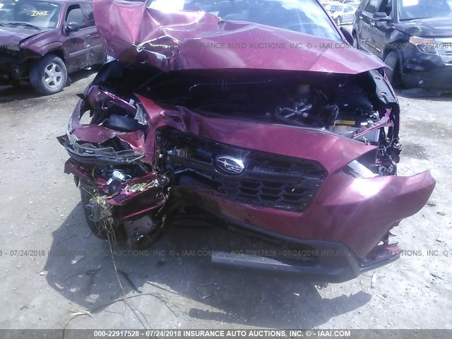 JF2GTADCXJH282992 - 2018 SUBARU CROSSTREK PREMIUM Каштановый фото 6
