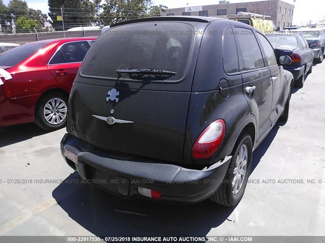 3A4FY58B66T332553 - 2006 CHRYSLER PT CRUISER TOURING BLACK photo 4