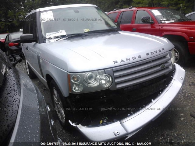 SALME15447A256983 - 2007 LAND ROVER RANGE ROVER HSE SILVER photo 1