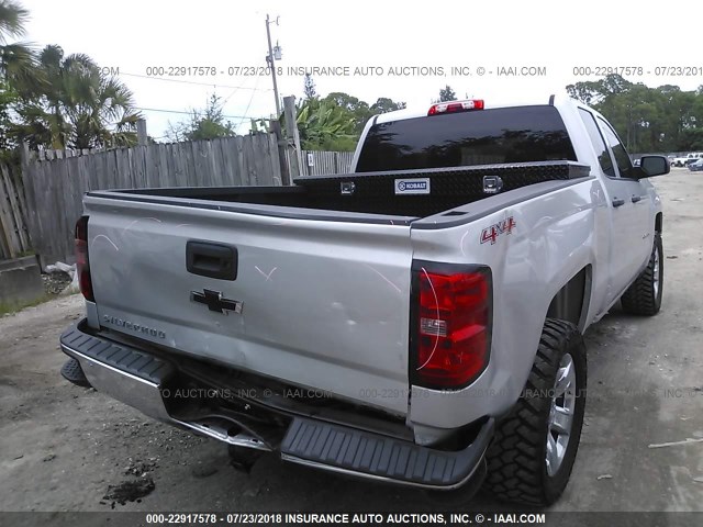 1GCVKPEH9EZ156371 - 2014 CHEVROLET SILVERADO K1500 SILVER photo 6