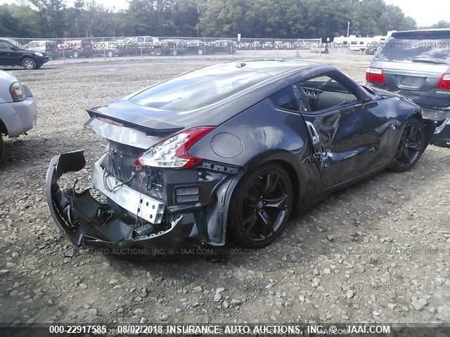 JN1AZ4EH3AM502532 - 2010 NISSAN 370Z GRAY photo 4