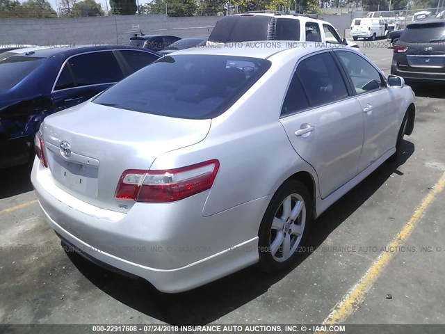 4T1BE46K19U363659 - 2009 TOYOTA CAMRY SE/LE/XLE 银色 照片 4