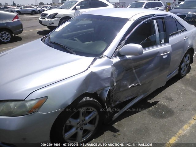 4T1BE46K19U363659 - 2009 TOYOTA CAMRY SE/LE/XLE SILVER photo 6