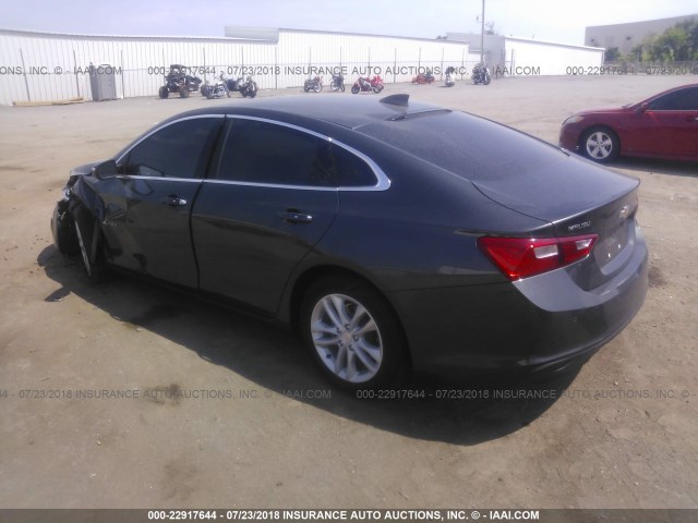 1G1ZF5SU1JF165730 - 2018 CHEVROLET MALIBU HYBRID GRAY photo 3