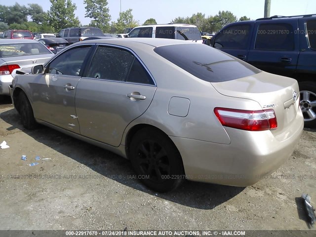 4T1BE46K77U130754 - 2007 TOYOTA CAMRY NEW GENERAT CE/LE/XLE/SE GOLD photo 3