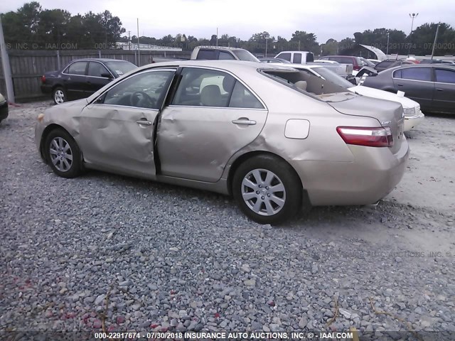 JTNBK46K773026585 - 2007 TOYOTA CAMRY NEW GENERAT LE/XLE/SE GOLD photo 3